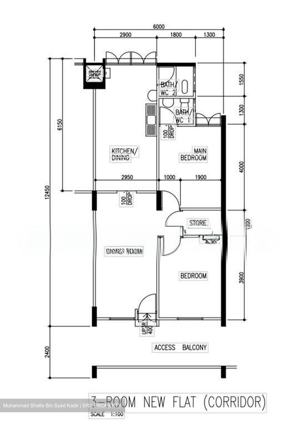 Blk 525 Bedok North Street 3 (Bedok), HDB 3 Rooms #537360791